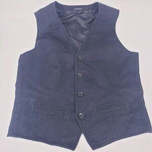 Men's Express Black Vest Small S/P